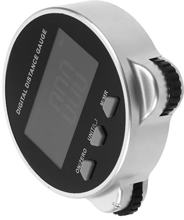 HOMSFOU Righello Elettronico Digitale Rullo per Misurazione Circonferenza e Superfici Irregolari, Materiale Abs Nero, Batteria 260mah, per Misure Precise