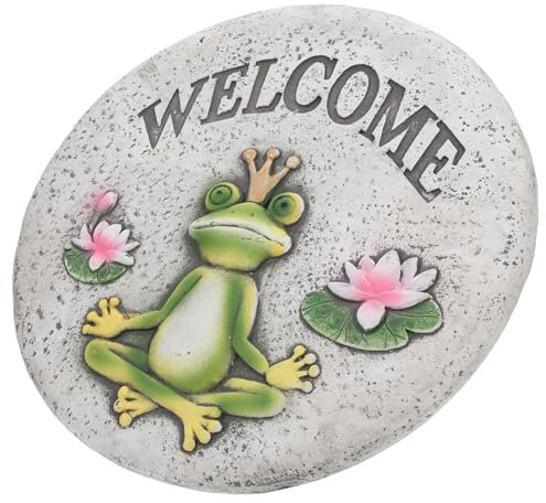 TOYANDONA Decorativer Trittstein Für Garten Robuster Zementsteingarten Für Gehwege Pflegeleichte Fußmatte Für Rasenfläche Und Garten Für Villa Und Außendekoration