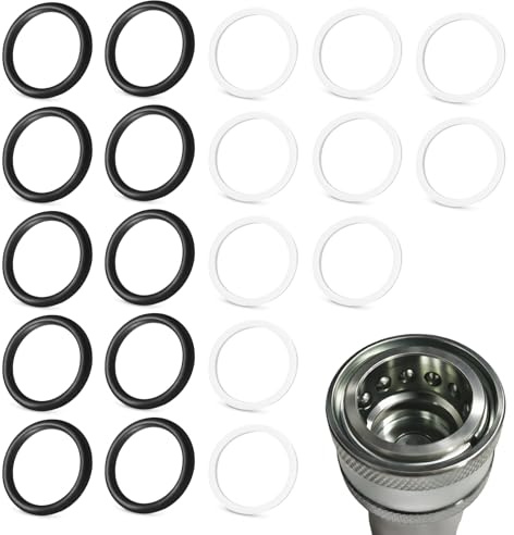 Guarnizione frizione idraulica per trattore BG3 – O-ring per giunti idraulici, trattore, spina idraulica, anello di supporto, attacco rapido idraulico, set di guarnizioni per frizione idraulica a
