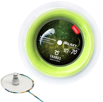 Genérico Corda per Badminton, di Ricambio per Racchette da Badminton, Corda Elastica per Allenamento di e Professionisti (200 Metri)