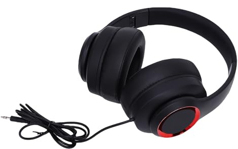 Alomejor Cuffie Sovrauricolari, Cuffie Cablate e Jack Universale da 3,5 Mm per il Mixaggio in Studio e L'ascolto Quotidiano (stile 1)