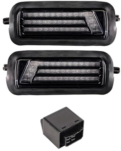 XUXRHMEAN Für Lada Niva 4x41995–2012Frontscheinwerfer Mit Tagfahrlicht Und Blinker Auto Scheinwerfer Satz(Light and Relay)