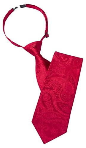 HISDERN Krawatte Paisley Vorgebundenen Knoten Krawatten für Herren Verstellbare für Klassische Hochzeit Formal Business