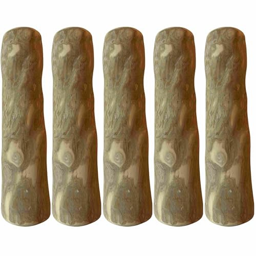 Kaffeeholz Kauspielzeug für Hunde (5 Stück), Kauwurzel XL (20–23 cm) – natürliches Kauholz, robust, langlebig, zur Zahnreinigung & Zahnpflege für Hund