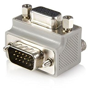RIGHT ANGLE VGA TO VGA CABLE ADAPTER TYPE 1 - M/F