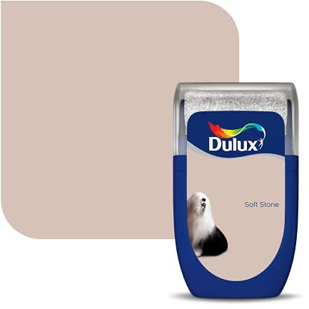Dulux Walls & Ceilings Tester Paint, Soft Stone, 30 ml