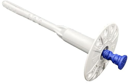 EINSIDE Dämmstoffdübel für WDVS mit Stahlnagel, Schlagdübel, Thermodübel für Styropor EPS Fassadendämmung, 200 Stück - 135 mm