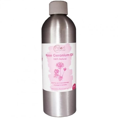Rose Geranium Essential Oil Steam Distilled 500 ml 100% Pure, Natural, Cruelty Free