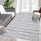 LuxFocus Alfombra impermeable, de pelo bajo, estilo boho marroquí, decoración del hogar, lavable, resistente al aceite y las manchas, para salón, dormitorio, comedor, alfombra antideslizante, 160 x