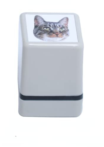 personalisierter stempel mit bild personalisierter stempel mit logo,Benutzerdefinierte Haustier-Foto-Stempel, tragbare Gedenkversiegelung (gray,30X30mm)