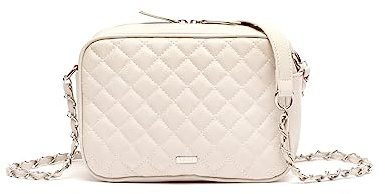 MISAKO Cacao Gepolsterte Umhängetasche Damen - Cacao Beige 16 X 22 X 6 cm