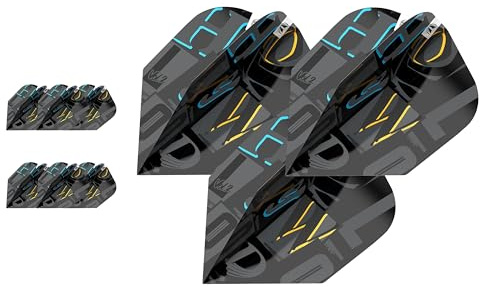 Target Chris Dobey Pro Ultra Dartflüge - 3er-Pack (9 Stück insgesamt)