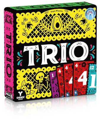 Ghenos Games - Trio - Gioco da tavolo - Gioco di carte