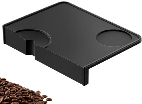 Cofez Tampermatte Silikon Espresso Tamper mit Kantenschutz - Tamping Matte Anti-Rutsch Tampen incl. Kaffee Tamper Matte Stellplatz für Schützt Arbeitsplatte Kaffeeecke, Ideales Siebträger Zubehör