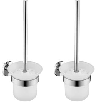 Escobilla de baño for montaje en pared, soporte for escobilla de limpieza for inodoro, ahorro de espacio, accesorios de baño, limpieza esencial, fácil instalación, inodoros, herramienta de limpieza ef
