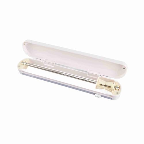Coupe-Film Plastique, Distributeur de Film au Design Pratique, Distributeur de Film avec 8 Ventouses Puissantes, Distributeur de Film avec Cutter, pour Usage Domestique