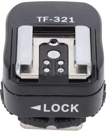 Adaptador de Zapata para Flash, Asiento de Conversión de Zapata con Interfaz Central E Interfaz de Cable de PC, para Flash Serie EL, Serie R, Serie E