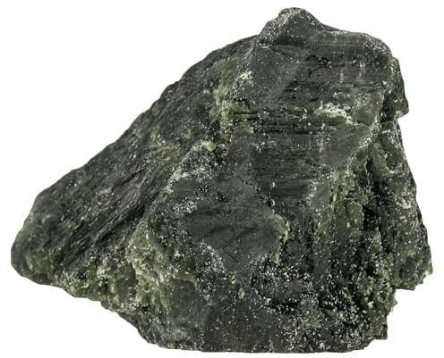 KYEYGWO Natürlicher Grüner Turmalin Stein Unregelmäßige Turmalin Rohstein Kristalle Mineral Stein Specimen Edelstein Reiki Heilung Kristall Feng Shui Dekoration, 10g-50g