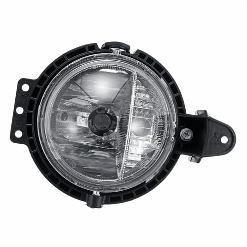 VVBNIN Gruppi Fendinebbia Davanti Compatibile Con Mini Per Cooper Per R55 R56 R57 R58 R59 2006-2014 Paraurti Anteriore Fendinebbia Fari Di Guida Copertura Fendinebbia Lampade 63172751295(Right)