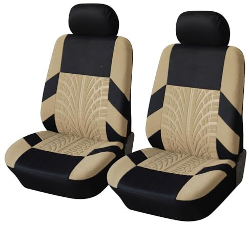 WACDXST Auto Sitzbezüge, für Ford Fiesta/Fiesta Zetec S/Fiesta Mountune/Fiesta St 2000-2024 Allwetter Atmungsaktiv Verschleißfest Vordersitze und Rückbank Sitzbezügesets Auto Zubehör,C