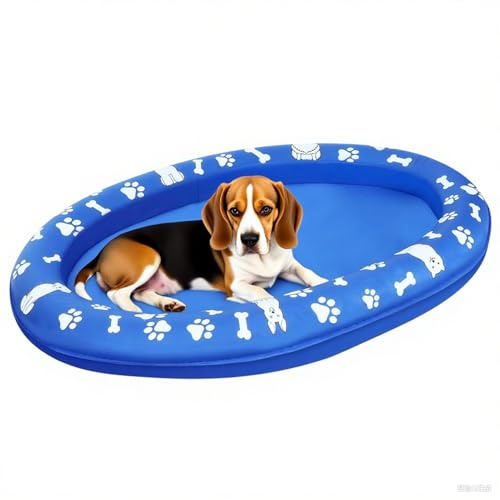 Colchoneta hinchable para piscina para perros, flotador para perros, suministros para mascotas para cachorros, natación en lagos, ríos, para juegos al aire libre, en verano, camping y