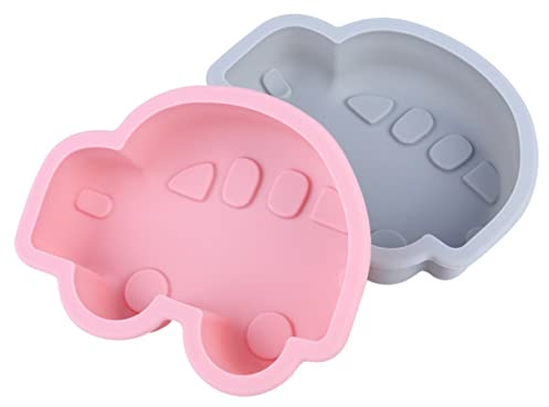 Hemobllo 2pièces Moules à Chocolat Silicone Diy Moules à Gâteaux Forme De Voiture à Gelée
