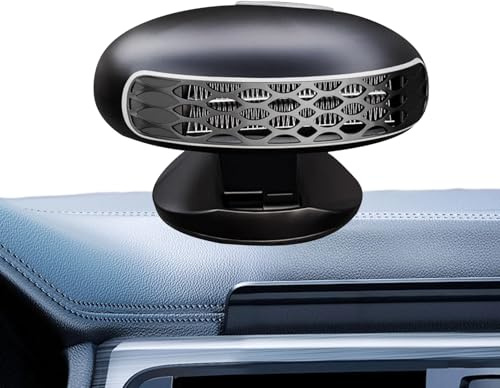 Riscaldatore Auto Portatile - Riscaldatore Golf Car,Sbrinatore Sghiacciatore Parabrezza Regolabile 360° Riscaldamento Rapido per Interni Esterni Campeggio