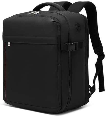 Kono Mochila de Viaje Ryanair Cabina 40x30x20, Equipaje de Mano 24L Maleta Cabina Aprobada para Vueling, Mochila Ordenador Portátil para Hombre y Mujer, Trabajo y Escuela