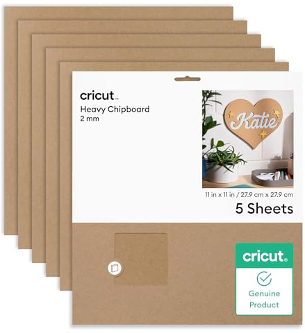 Cricut® Heavy Chipboard, 2mm 11 in x 11 in (5 ct)
