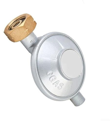 LatoYard für Druckminderer 30mbar 50mbar Dual Output, Propangasflasche Regulierventil mit Niederdruck-Durchflusskontrolle