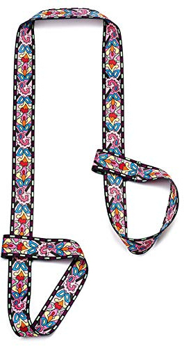 ZOOEASS Yoga Mat Strap, Adjustable Durable Yoga Mat Carrier & Stretching Strap, 5.9feet, Multiple Color Choices (Morning Glory,5.9feet)