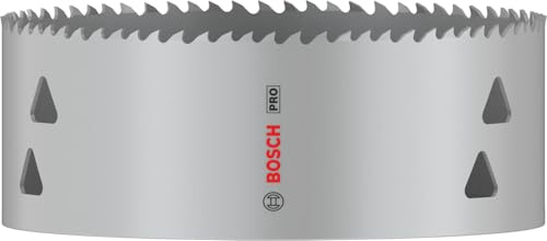 Bosch 1x PRO Multi Material Lochsäge, 133 mm, mit Gewinde | für Weichholz, Trockenbauwand, Ø 133 mm, Professional Zubehör Bohrmaschine