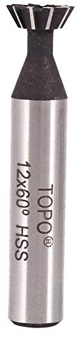 Jadeshay 10-25mm 45 ° 60 ° Grad Schwalbenschwanzfräser Schaftfräser Schlitzfräser 8 Nuten