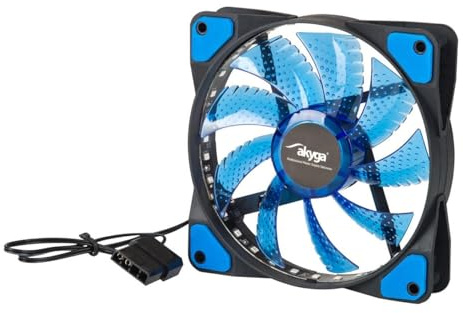 Akyga System fan AW-12E-BL 120mm 33 LED blue Molex