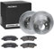 RIDEX 3405B0975 Bremsenset Hinten 280,0mm - Bremsen Set mit Bremsscheiben und Bremsbeläge Satz