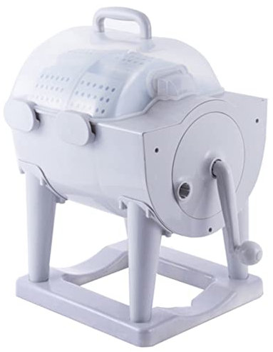 Doorhighpeak Mini manuelle Waschmaschine Nicht elektrischer Trockner, Tragbare Kleidung Unterwäsche Sockenwaschmaschine Kompakte handbetriebene Wäscheschleuder, Für Wohnmobile/Camping/Reisen/Notfälle