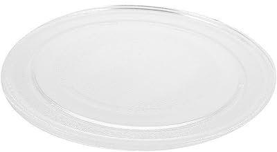 RORPOIR Microwave Glass Turntable Plate Replacement Cooking Dish Lightweight Easy to Carry