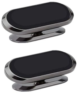 LDJYEONS Soporte Móvil Coche (2 Piezas), Soporte Telefónico para Vehículos Magnético, con Rotación de 360°para iPhone, Android, Samsung y Teléfonos Inteligentes