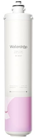 Waterdrop WD-BFU1F Filtre à eau, eau douce, TDS inférieur, enrichi en strontium, remplacement du Waterdrop WD-BFU1 Système de Filtre à Eau Sous Évier