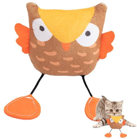Beißspielzeug für Kätzchen, Plüschspielzeug in Cartoon-Form für Katzen, Spielzeug für Katzen, stimulierendes Spielzeug für Katzen, Beißspielzeug für Kätzchen, Zubehör für