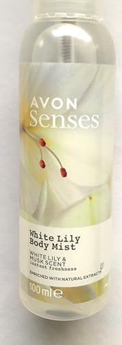 Avon Senses Spray pour le corps Lys Blanc & Musc 100 ml