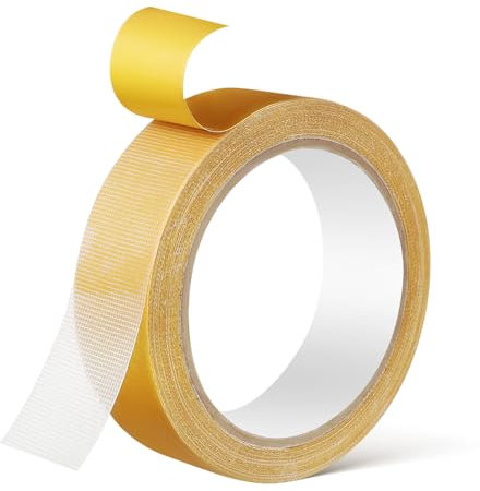 SHINEOFI Nastro Biadesivo Griglia Resistente Nastro Per Tappeti in Tessuto Biadesivo Per Impieghi Gravosi Di Montaggio Per Vari Usi
