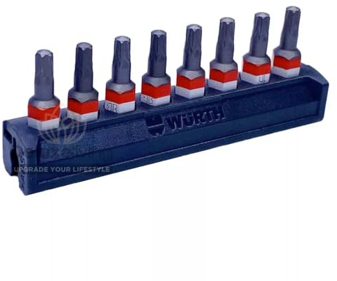 Würth 1/4 Zoll Bit Satz 8 Teile - 8x RW20 Bitriegel Set für ASSY Schrauben 0614400013