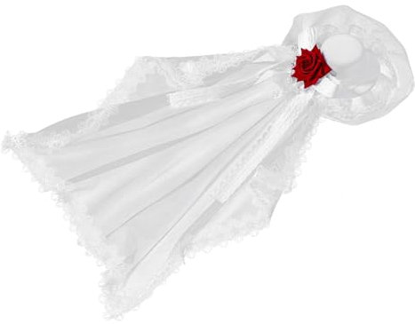 FRCOLOR Vintage Schleier Mit Mini-Hut Für Lolita-Stil Hochzeitsaccessoires Vielseitig Für Tea-Partys Hochzeiten Und Fotoshootings Einzigartiges Design