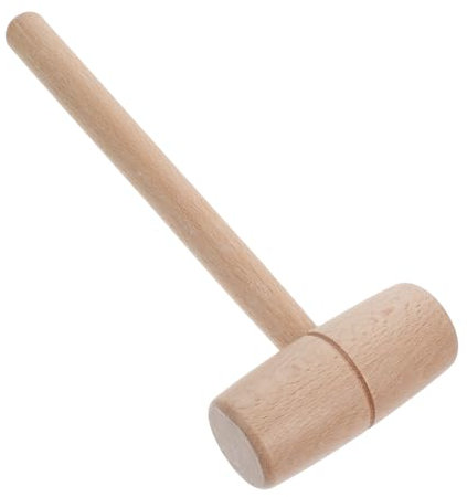Veemoon Beech Hammer Wood Carving Mallet for DIY Projects Small Hand Carpenters Use