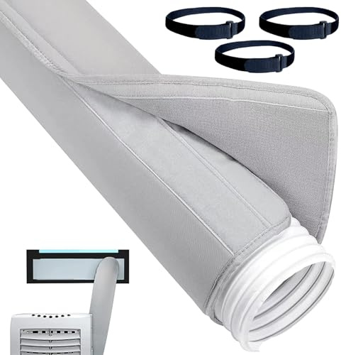 Renchey Funda Para Manguera de Aire Acondicionado Portátil | Accesorios Para Aire Acondicionado Portátil,Aislamiento Térmico Flexible Sustitución Adaptable Para Tuberías de 15 cm y 12.7 cm Diámetro