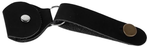 Levemolo PU Gitarrenkopf-Band mit Plektrum-Tasche und Verstellbarem Pu-Halsband Kompatibel mit Meisten Gitarrenmodellen Praktischer Pick-Organizer für Musiker Stabiler Halt und Einfache