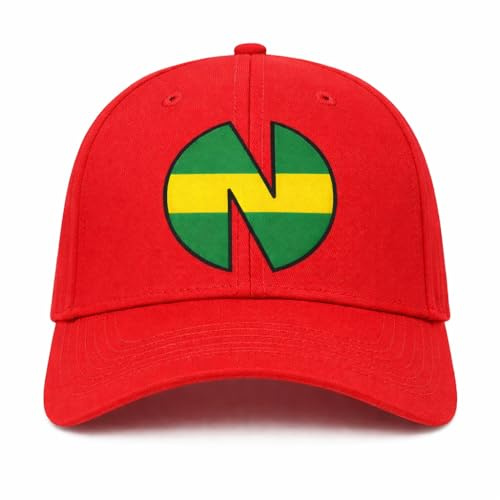 Cappello Cappellino Berretto Baseball Personalizzato da Uomo Bambino Holly e Benji Price New Team - Vari Colori - Cartoni Animati Anni 80 90 (Rosso - New Team)