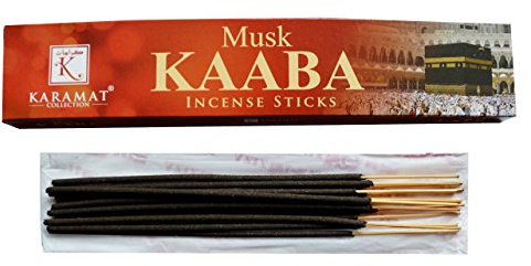 Souq24 Arabische Räucherstäbchen Orientalische Nahöstliche Düfte Moschus Bakhoor Oud für Zuhause/Büro/Madrassa/Moschee/Masjid/Hajj und Umrah-Geschenk (15 Stk.)