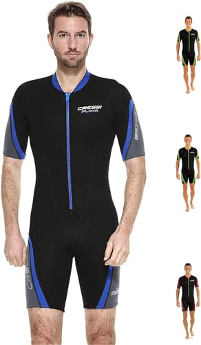 Cressi Playa Man Shorty Wetsuit – Kurzer Neoprenanzug 2.5mm aus Hochelastischem für Herren